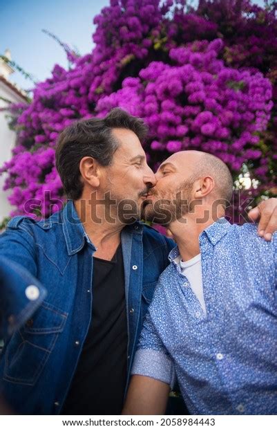 Happy Gay Couple Taking Selfie On Stock Photo Shutterstock