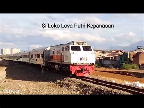 Si Loko Lova Putri Kepanasan Kereta Api Ka Commuter Line Bandung