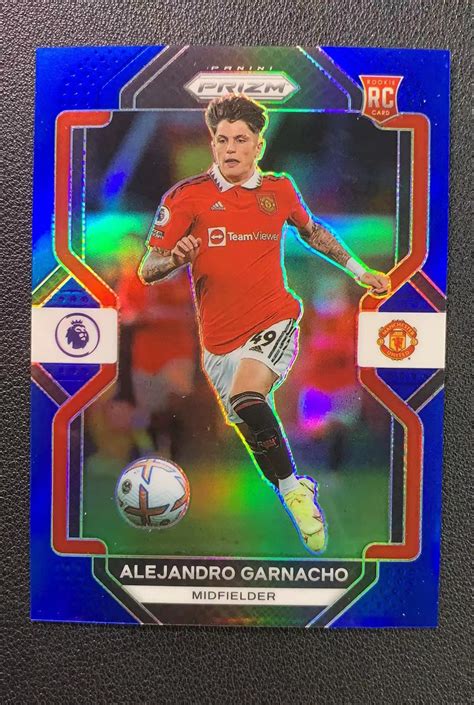 2022 23 Panini Prizm Alejandro Garnacho RC 英超 新秀 曼联 加纳乔 蓝折 175编V00615