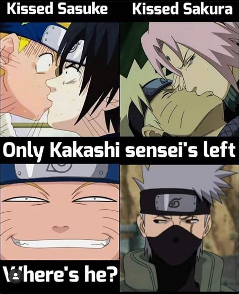 Naruto Kissing Sasuke Meme Naruto Fandom