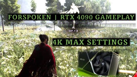 Forspoken RTX 4090 Max Setting 4k YouTube