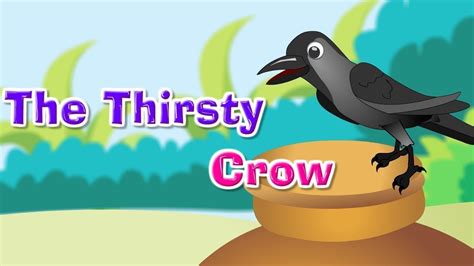 Thirsty Crow Moral Story For Kids English Bedtime Stories Narration