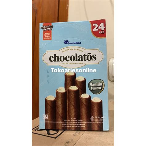 Jual Chocolatos Wafer Roll Isi 24 Pcs Shopee Indonesia