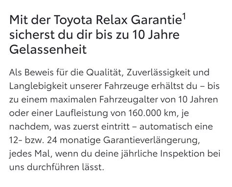 K eine Garantieverlängerung kostenpflichtig Fahrerlebnis