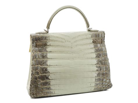 Hermes Kelly Himalya En Crocodile Blanc Mca Luxury Bags