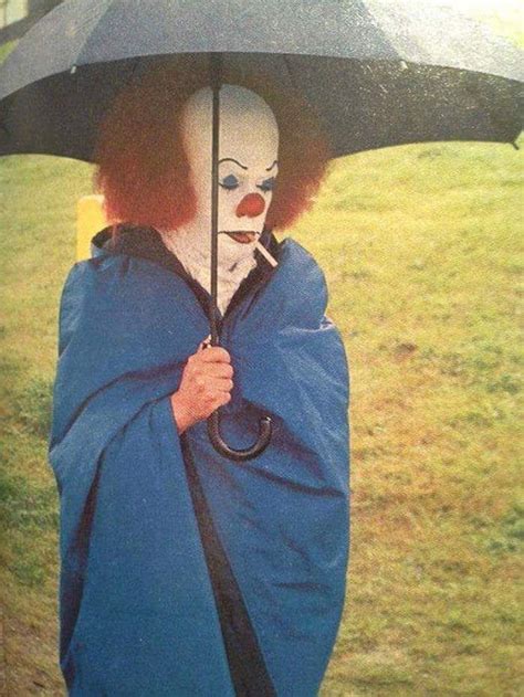 Tim Curry Taking A Break During Stephen Kings IT Filming 1990 It Is