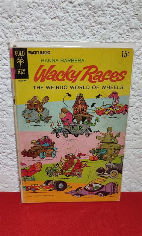 Gold Key Hanna Barbera Wacky Races No Weirdo World Of Wheels