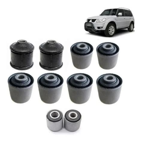 Kit 10 Bucha Braço Tirante Traseiro Mitsubishi Pajero Tr4 Io