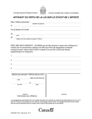 Remplissable En Ligne RDCMSPROD 414527 V1 Formulaire 08 Affidavit