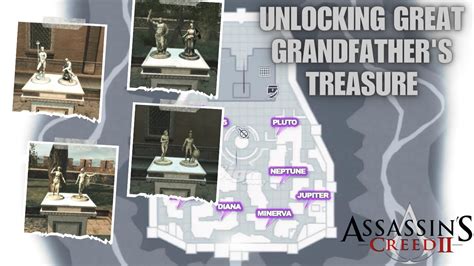 Unlocking Great Grandfathers Treasure Assassins Creed 2 Villa Statues Map And Location Guide