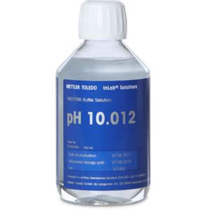 NIST DIN Buffer PH 10 012 250mL Overview METTLER TOLEDO