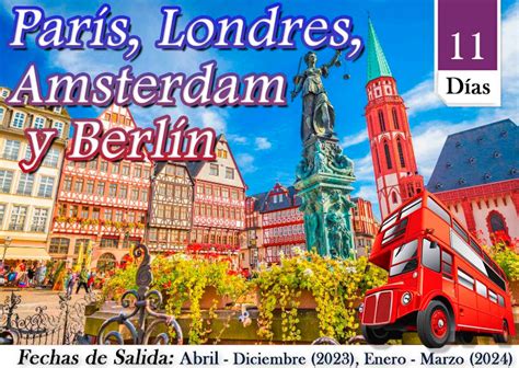 Turismo Mared ParÍs Londres Amsterdam Y Berlin