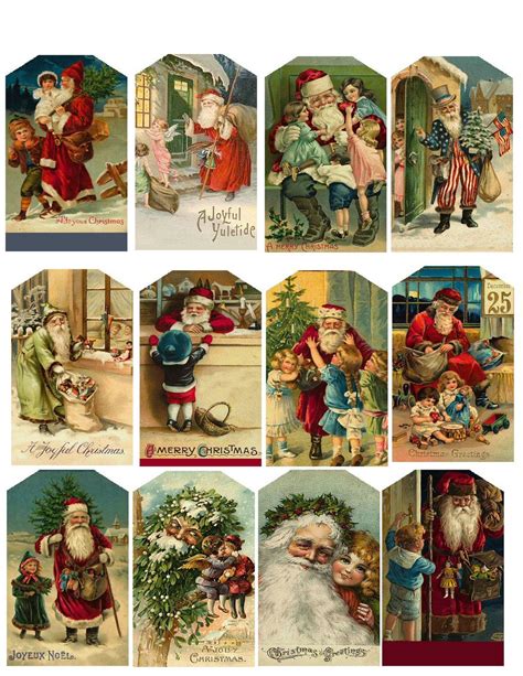 Printable Victorian Christmas Cards