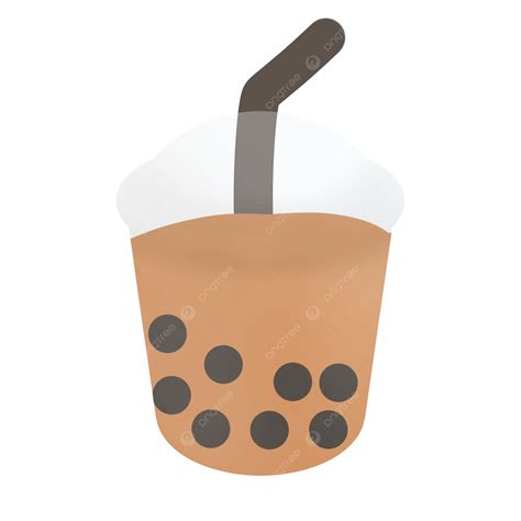 Bebida Boba Estética Y Linda PNG dibujos Boba Viral Beber PNG y PSD