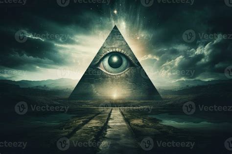 Pyramid Eye Esoteric Generate Ai 30812595 Stock Photo At Vecteezy