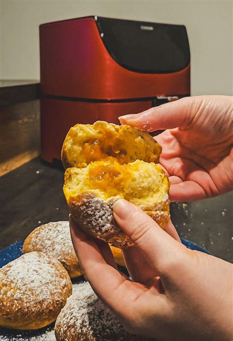 Krapfen aus der Heißluftfritteuse Airfryer Rezept