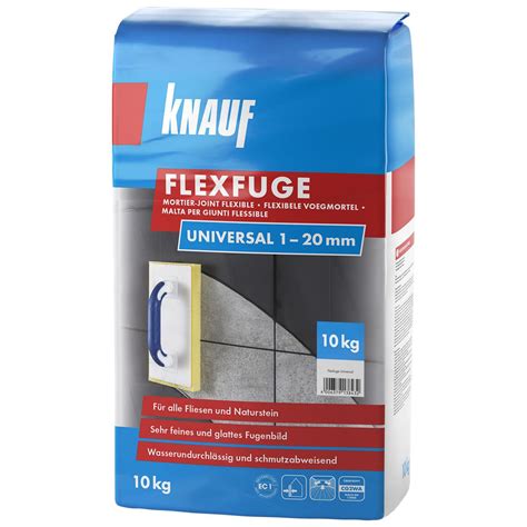 Knauf Flexfuge Universal Fugenmörtel silbergrau 10 kg