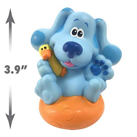 Blues Clues And You Deluxe Bath Toy Set Includes Blue Magenta And