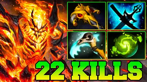 22 Kills Shadow Fiend Dota 2 SF Dota 2 Carry Mid Meta Best Pro