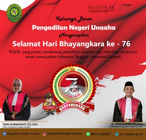 Beritaterkini Pn Unaaha Menghadiri Upacara Hari Bhayangkara Ke