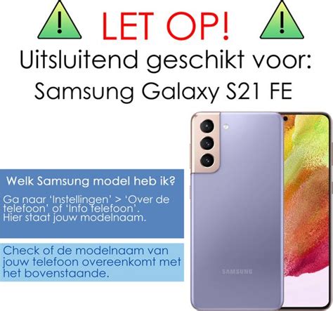 Hoes Geschikt Voor Samsung S Fe Hoesje Book Case Hoes Flip Cover