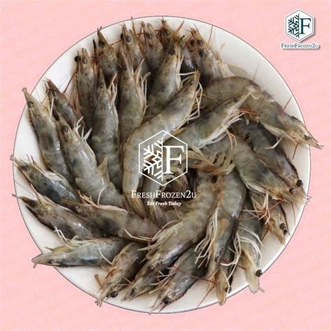 Vannamei Prawn Shell On 50 60 Pcs 1 Kg