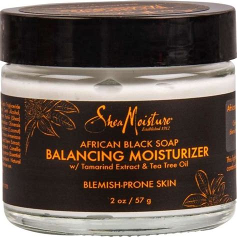 Shea Moisture African Black Soap Balancing Moisturizer 57g Woolworths