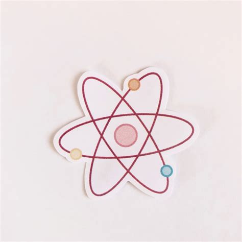 Pink Science Sticker Set Cute Nerdy And Aesthetic Stickers Etsy