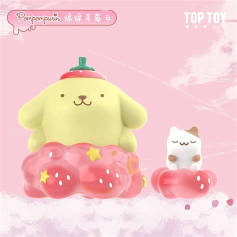 Genuine Sanrio Figure Blossom And Wagashi Series Pompompurin Mymelody