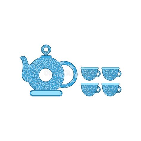 Isolated Tea Set Icon Asian Culture Stock Vector Illustration Of Icon