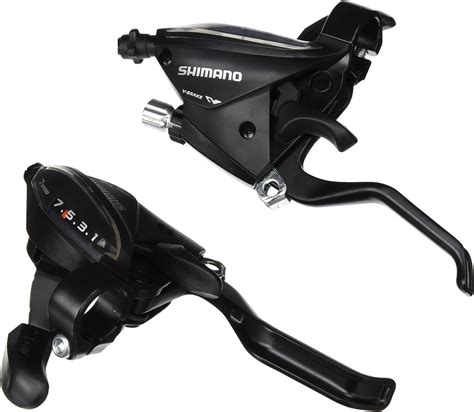 SHIMANO Unisex S STEF510 Gear And Brake Lever Set Black Size 7