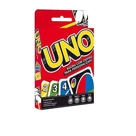 Jogo De Cartas Baralho Uno 114 Cartas Shopee Brasil