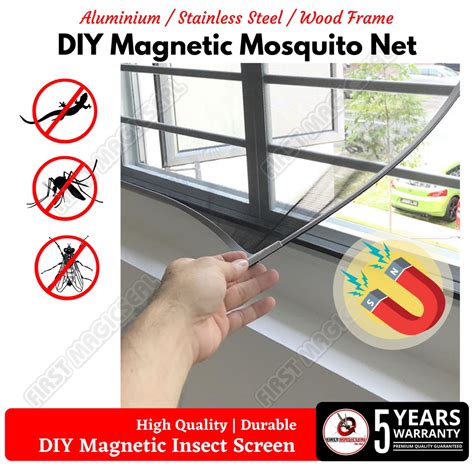 SG Seller 1stMagicSeal DIY Magnetic Mosquito Net Insect Screen