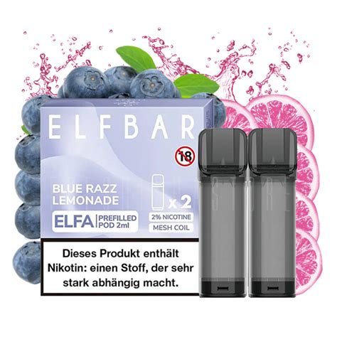 Elf Bar ELFA Prefilled Pod Blue Razz Lemonade 2ml 2er Pack