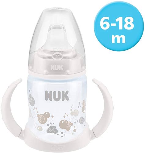 NUK First Choice Sippy Cup (Learner Training Cup) 5oz (150ml) 6-18m (White)