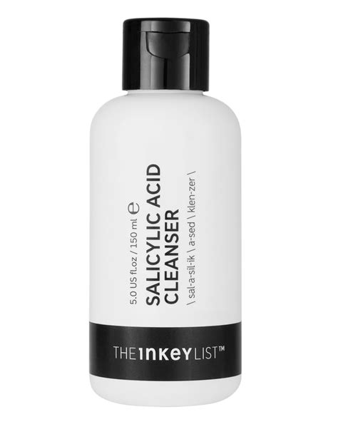 The Inkey List Salicylic Acid Cleanser The Best Salicylic Acid Face