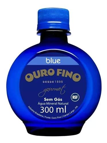 Gua Mineral Ouro Fino Gourmet Blue Sem G S Garrafa Ml