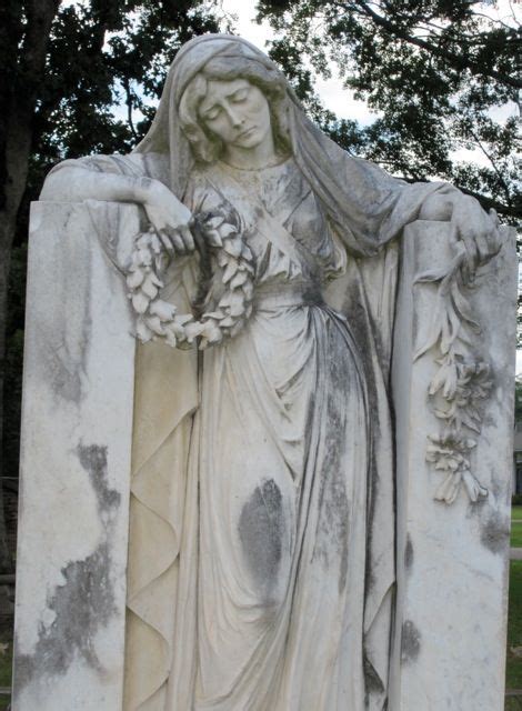 Mourning Grave Statue Cemetery Statues Cemetery Art Cemetary