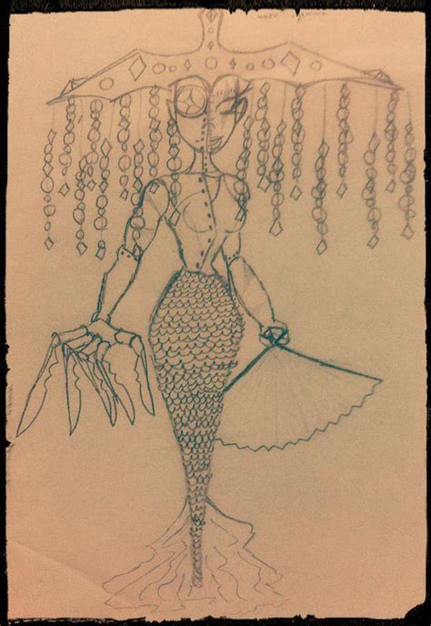 Sea Robot Mermaid Queen Hyrbid By Augybuu On Deviantart