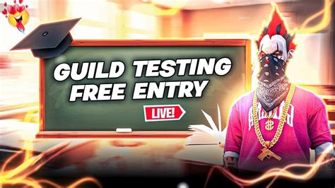 Live Guild Test And Gameplay Test For Esport Team2bgamer Freefirelive