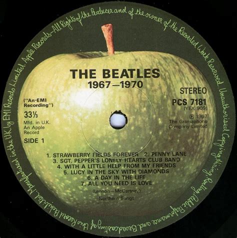 My Personal Record Guide The Beatles Apple Pcsp