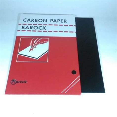 Jual Kertas Karbon Carbon Paper Jahit Merk Barock Hitam Jakarta