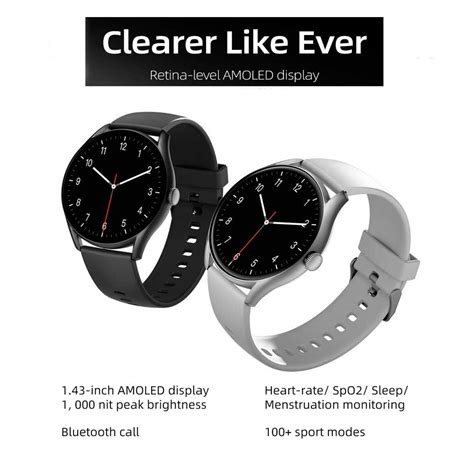 QCY GT Retina AMOLED Display Smart Watch