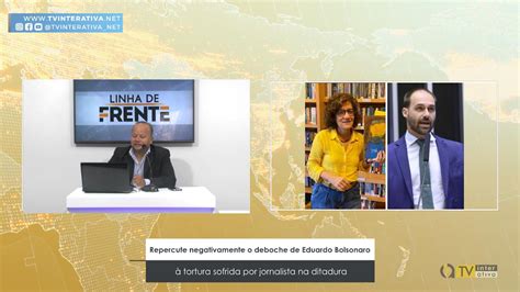 Repercute negativamente o deboche de Eduardo Bolsonaro à tortura