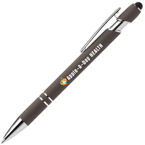 Stylos Alpha Soft Touch Avec Stylet Logo Color Pens