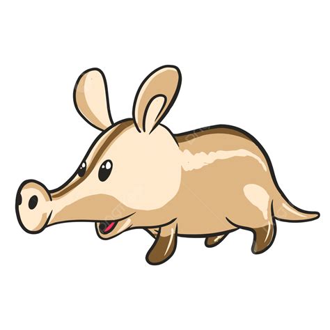 Aardvark Illustrations Clipart Transparent Background Aardvark Animal