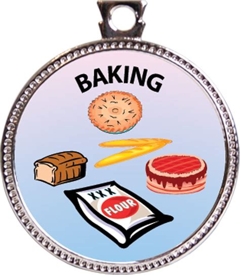 Keepsake Awards Baking Award 1 Inch Dia Silver Medal