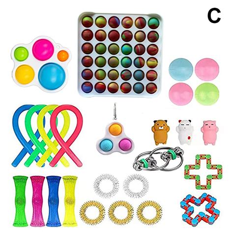 21 25pcs Fidget Toy Set Sensory Fidget Toys Pack Fidget Toys Fidget Toys Stress Relief For Adult