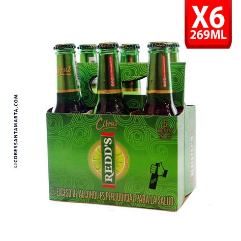 Redd`s Botella Sixpack 269ml Licores Santa Marta