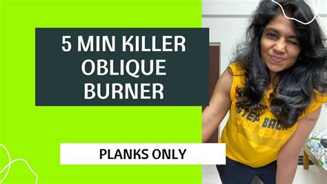 Min Obliques Burner Plank Challenge No Equipment Youtube